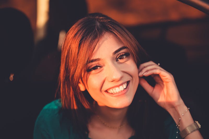 Portrait of satisfied customer Sarah M.